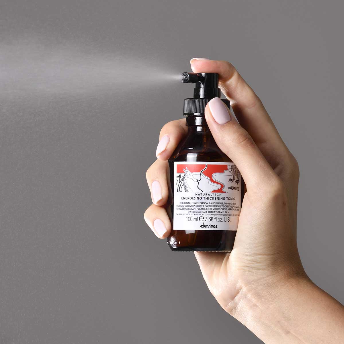 Davines France ENERGIZING Thickening Tonic - Tonique capillaire épaississant pour le cuir chevelu et les cheveux fragiles et clairsemés