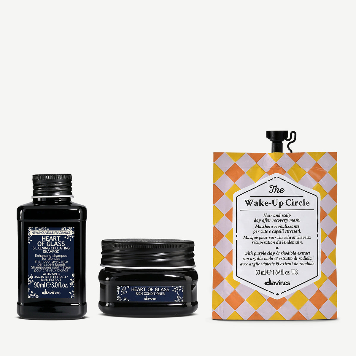 Kit Découverte Cheveux Blonds 1 3 pz.Davines france