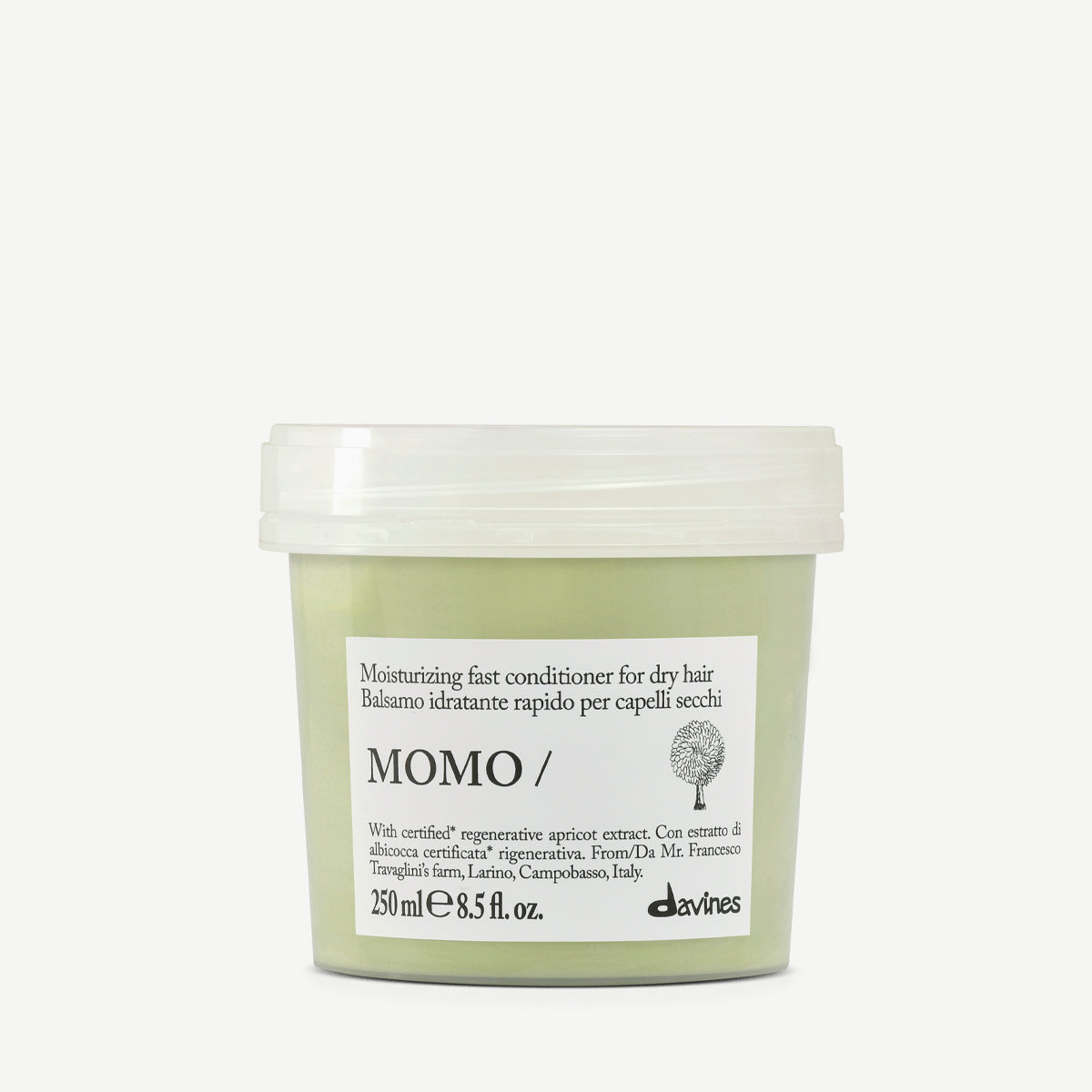 Davines France MOMO Conditioner - L'après-shampoing pour cheveux sec qui transforme votre routine beauté : une hydratation express et intense pour une chevelure nourrie, douce et éclatante