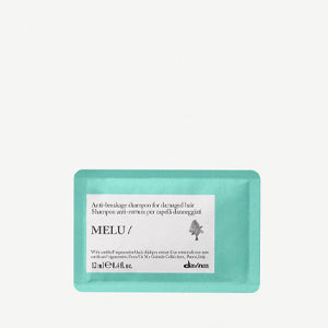 Cheveux fragilisés - MELU Shampoo 12ml <b>Shampoing réparateur</b> anti-casse qui fortifie intensément les cheveux longs et fragilisés pour une chevelure visiblement plus résistante et éclatante Default Title Davines
