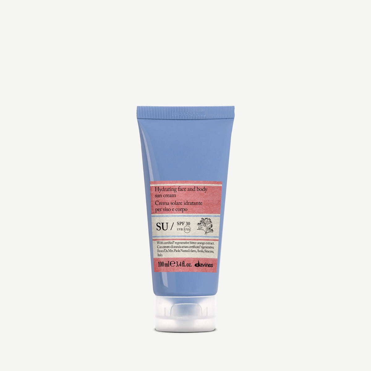 Davines France SU SPF30 - Cette crème solaire SPF 30 protège et hydrate intensément votre visage comme votre corps, pour une peau sublimée sous le soleil