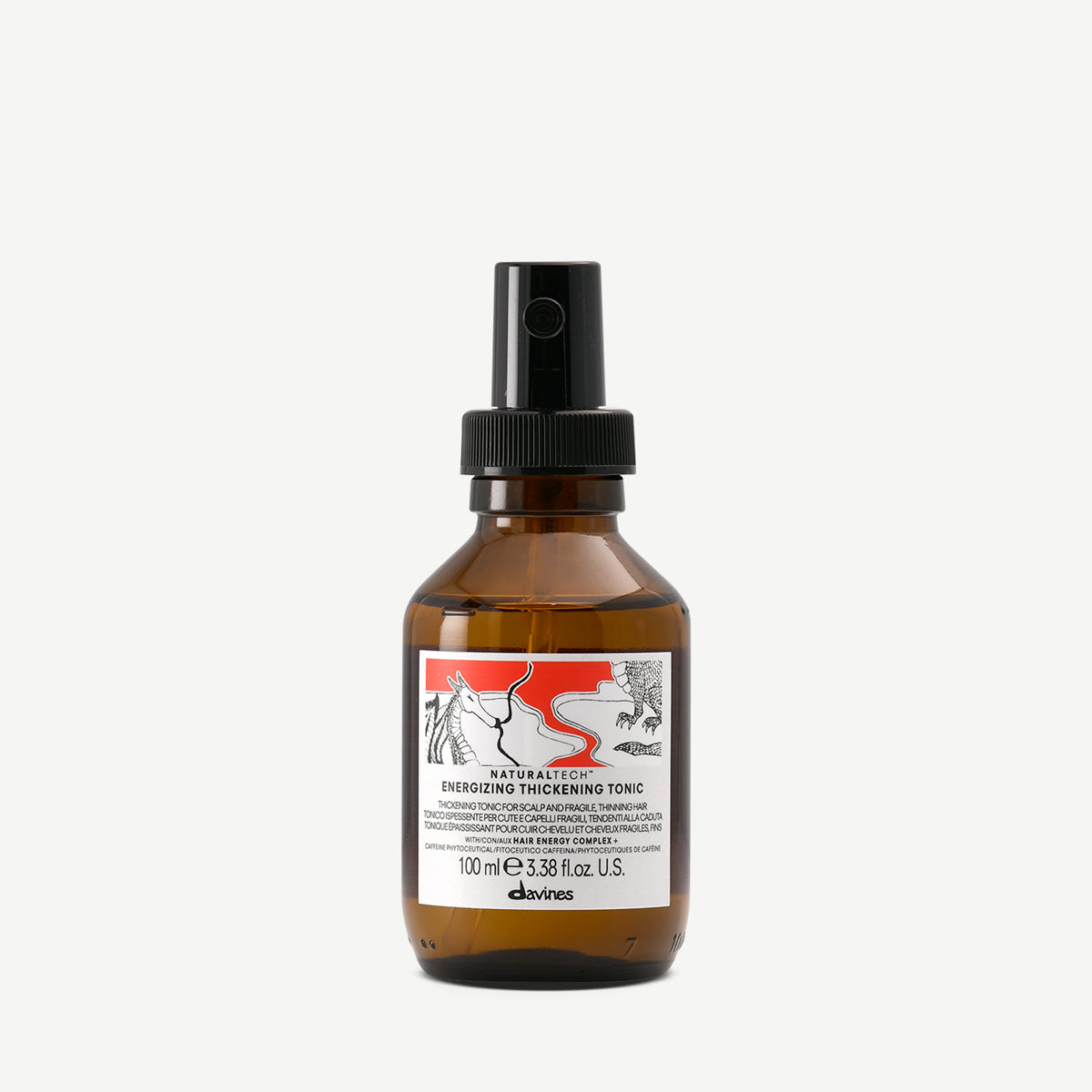 Davines France ENERGIZING Thickening Tonic - Tonique capillaire épaississant pour le cuir chevelu et les cheveux fragiles et clairsemés