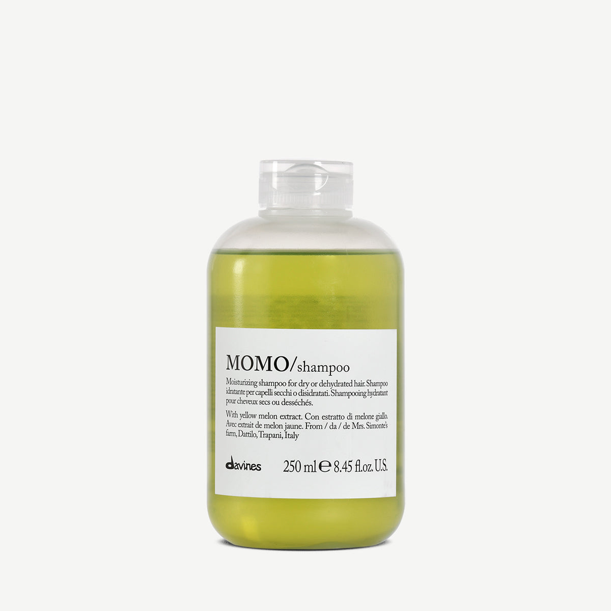 MOMO Shampoo en cadeau Shampoing hydratant pour cheveux secs ou déshydratés 250 ml Davines