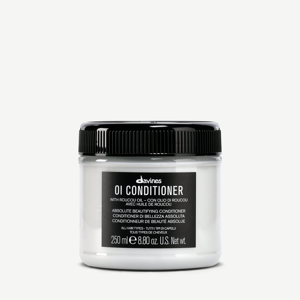 Davines France OI Conditioner - Conditionneur après-shampoing démêlant pour des cheveux brillants, doux et protégés contre les UV