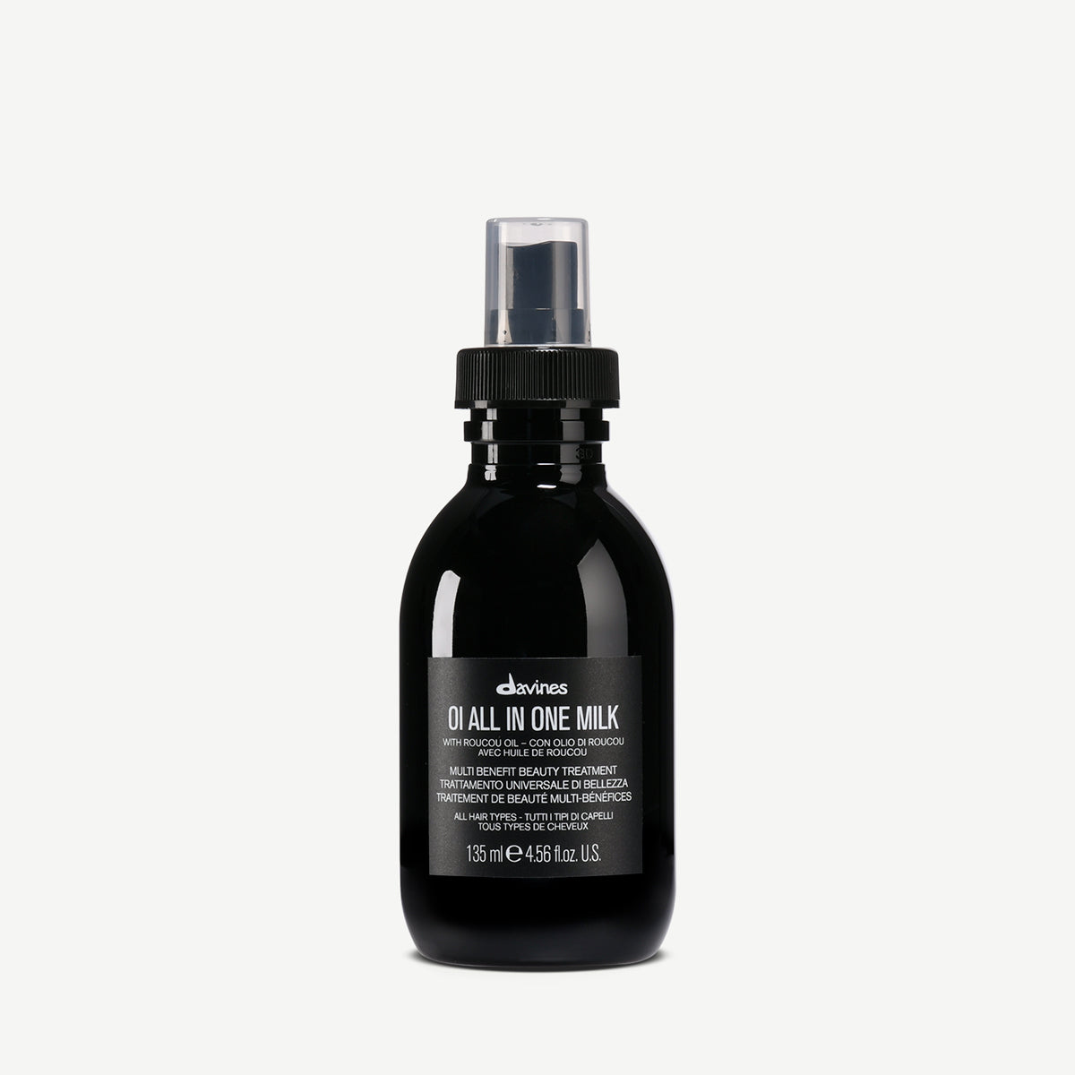 Davines France OI All In One Milk - Spray démêlant pour cheveux, sans rinçage et multifonctions à la texture lactée pour tout type de cheveux