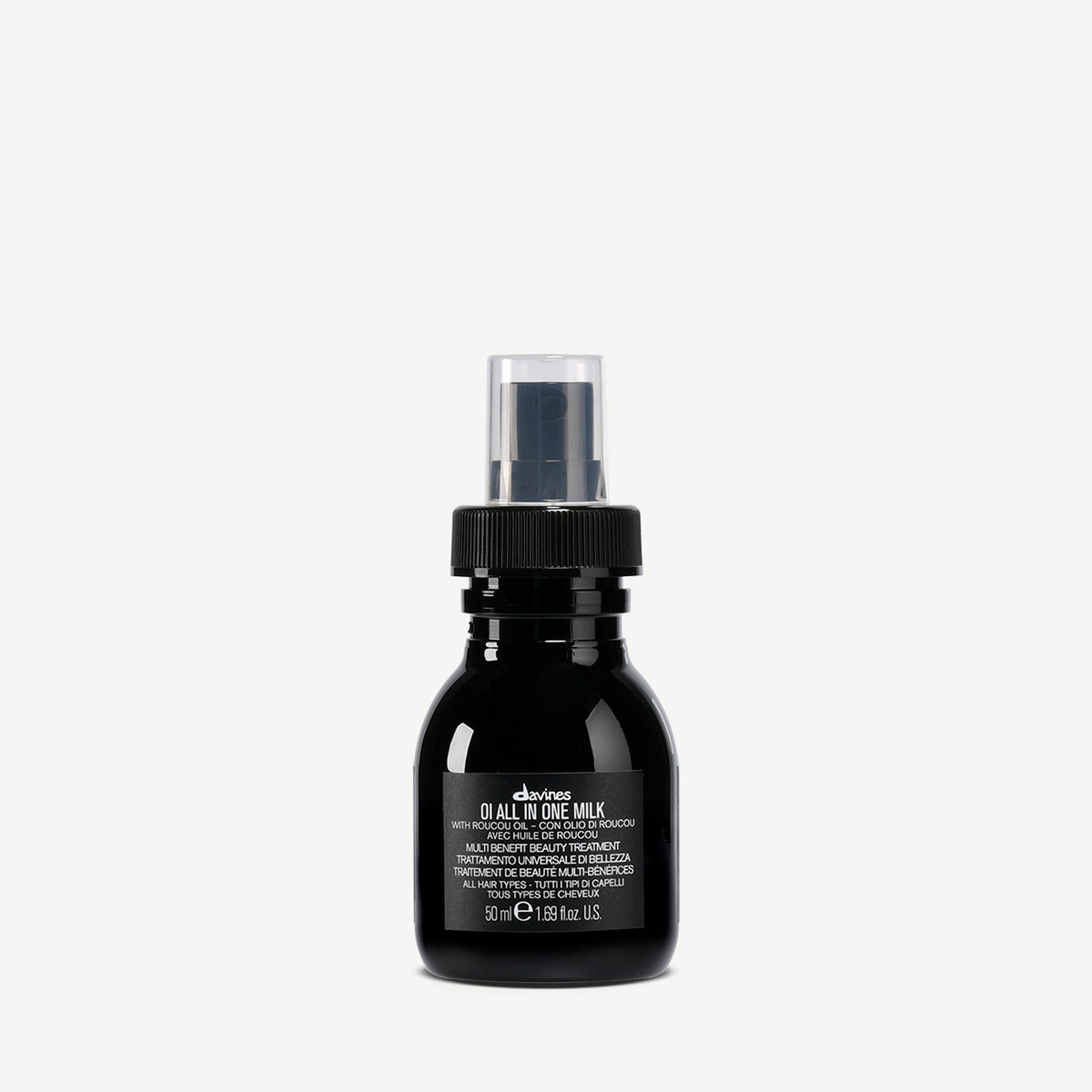 Davines France OI All In One Milk - Spray démêlant pour cheveux, sans rinçage et multifonctions à la texture lactée pour tout type de cheveux