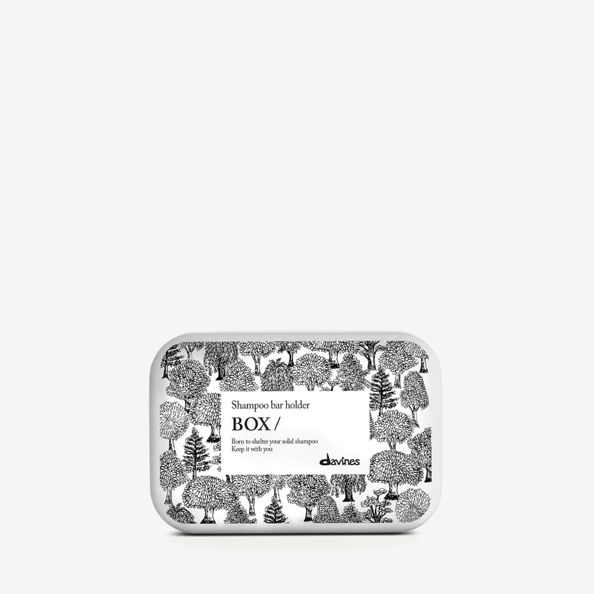 Davines France Étui pour shampoing solide - Boîte en aluminium pour préserver les shampoings solides