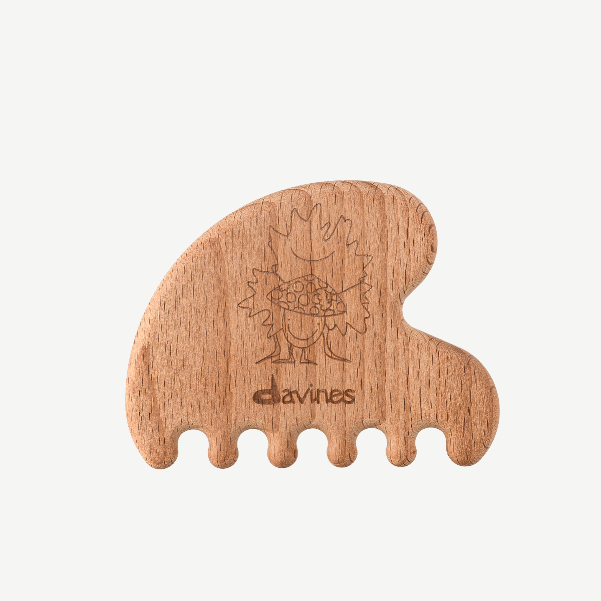 Davines France Gua Sha en bois - Gua Sha massant pour le cuir chevelu et le visage