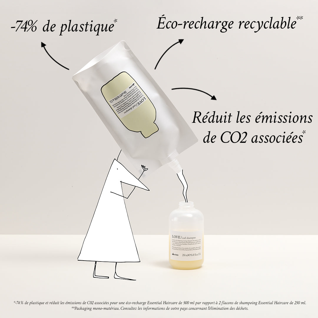 Éco-recharge LOVE CURL Shampoo