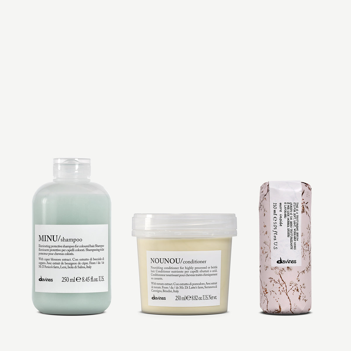 Trio Soin Cheveux Colorés 1 3 pz.Davines france