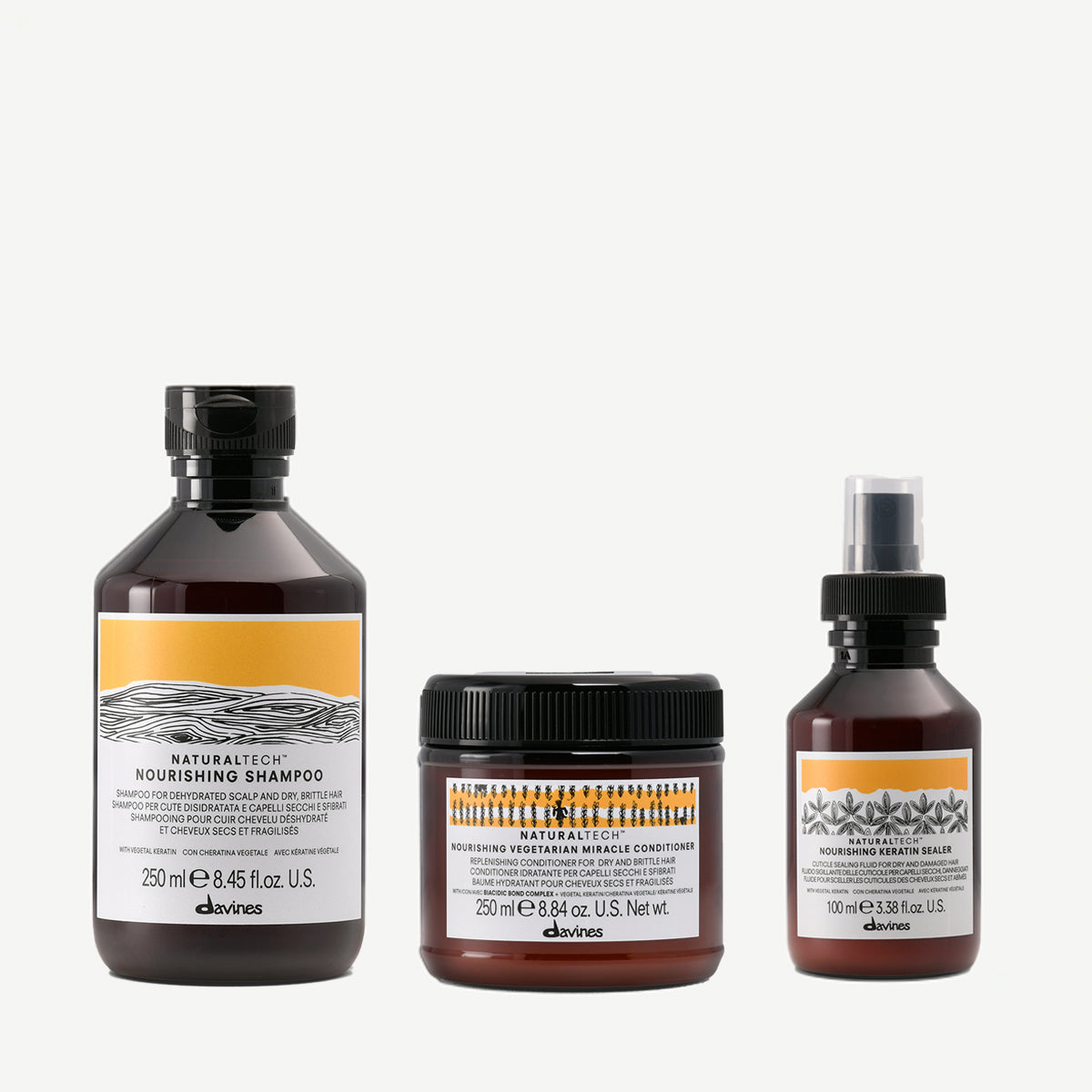 Routine Nourrissante à la Kératine Végétale 1 1 kitDavines
