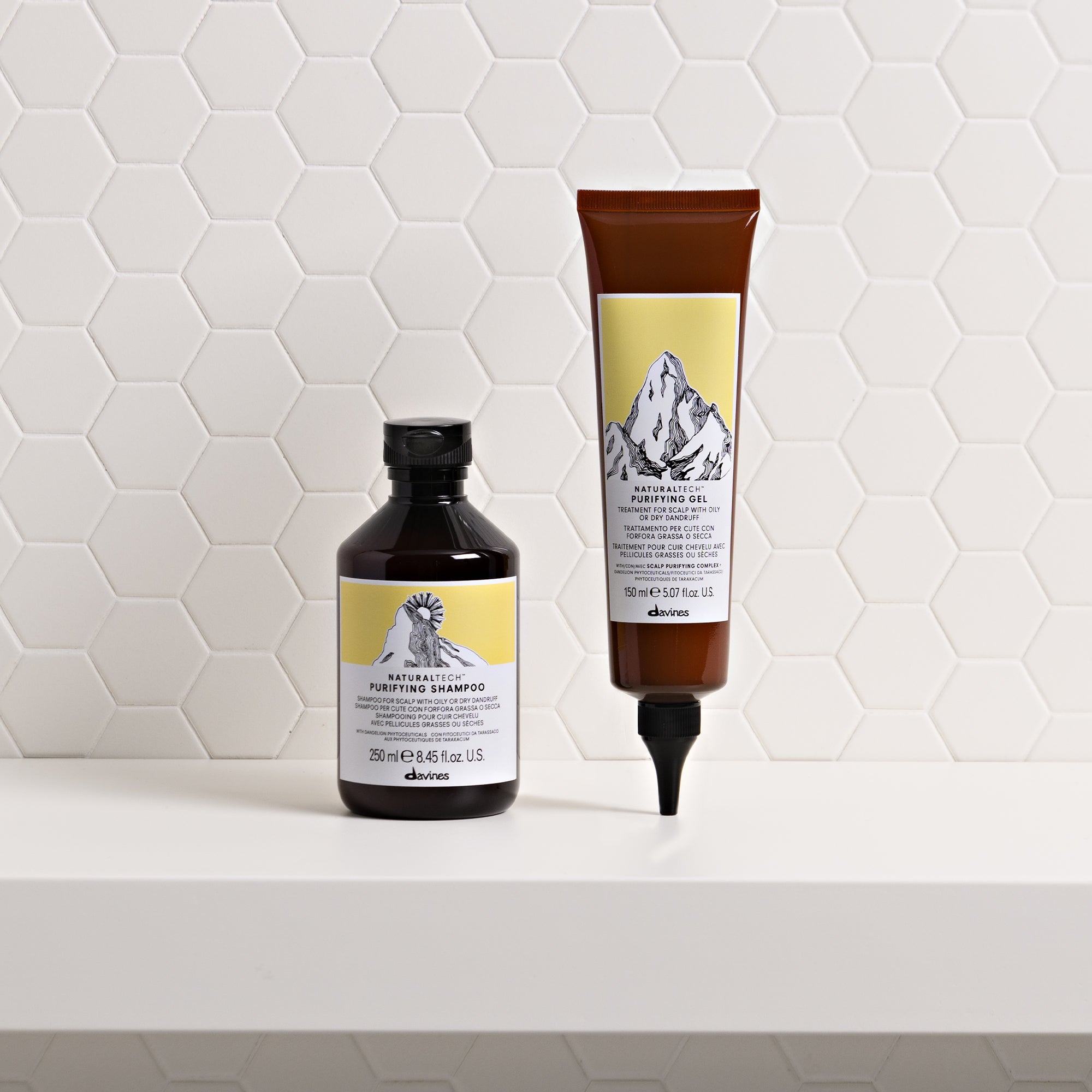 Davines France Duo anti-pelliculaire PURIFYING - Traitement intensif antipelliculaire