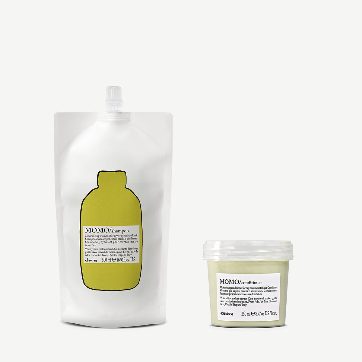 Éco-recharge MOMO Shampoo + Conditioner 1 2 pz.Davines
