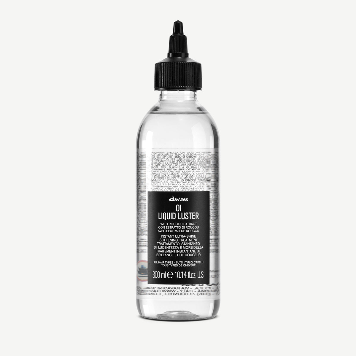 Davines France OI Liquid Luster - Sérum brillance à rincer pour des cheveux extra-brillants et soyeux de manière instantanée