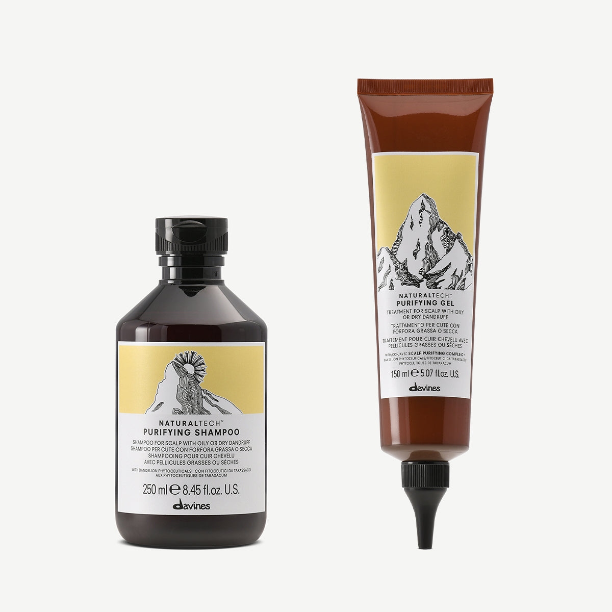 Davines France Duo anti-pelliculaire PURIFYING - Traitement intensif antipelliculaire