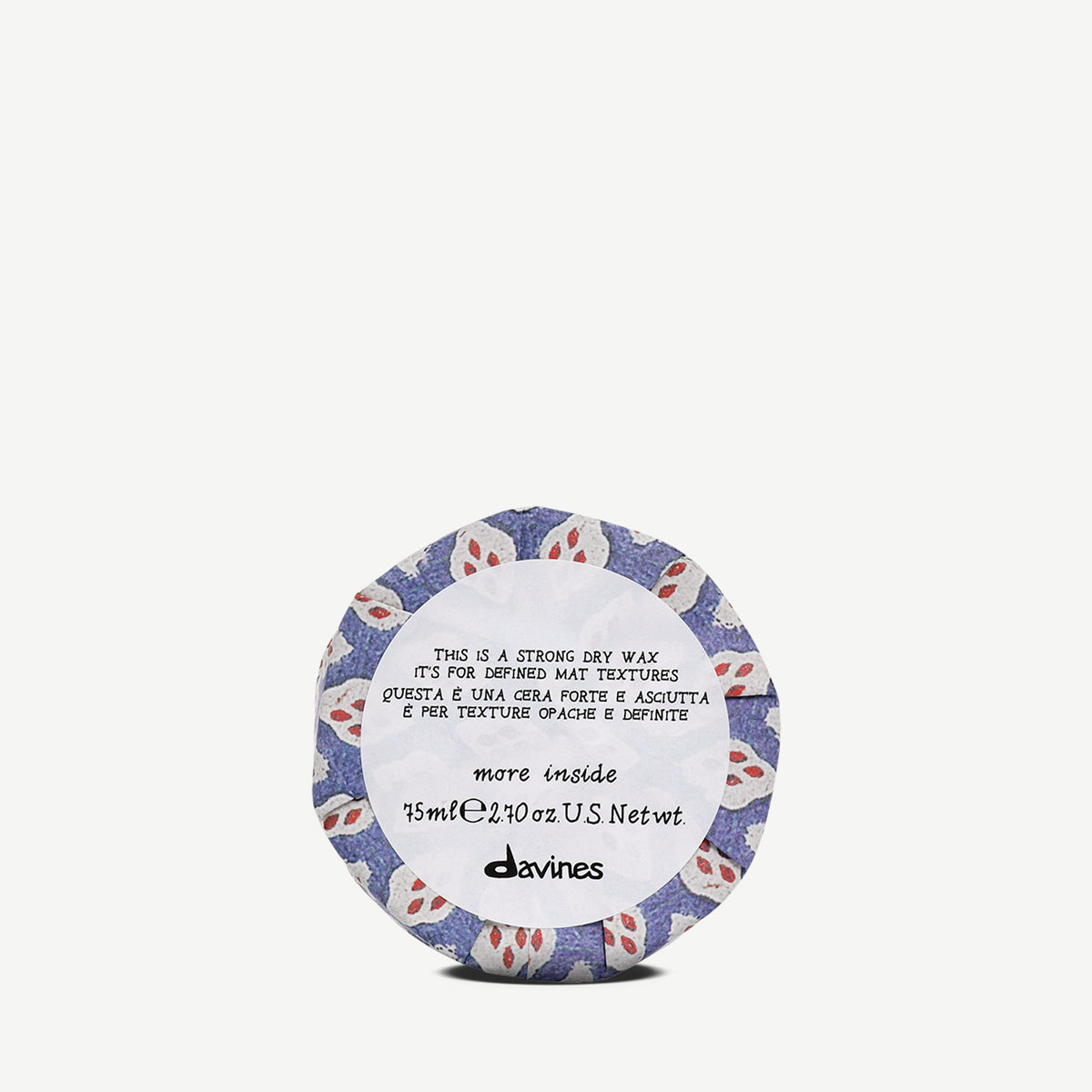 Davines France This is a Strong Dry Wax - Cire coiffante sèche à fixation ultra forte et fini mat pour définir et séparer les mèches en douceur.