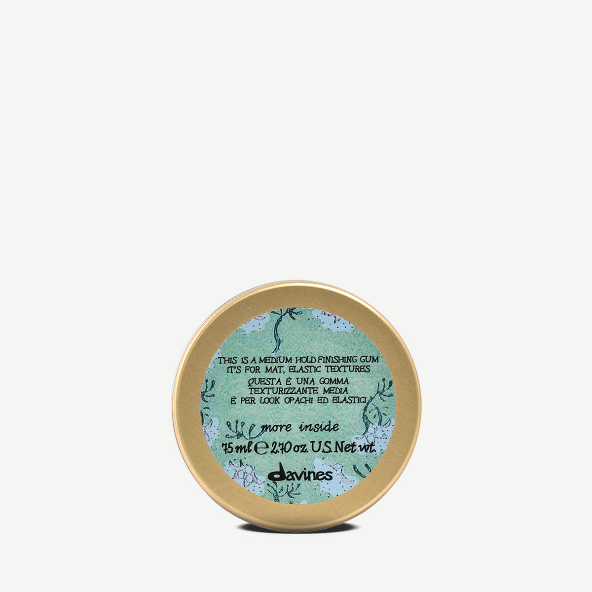 Davines France This is a Medium Hold Finishing Gum - Gomme coiffante au fini mat et à la tenue moyenne pour créer des coiffures élégantes avec une texture définie.