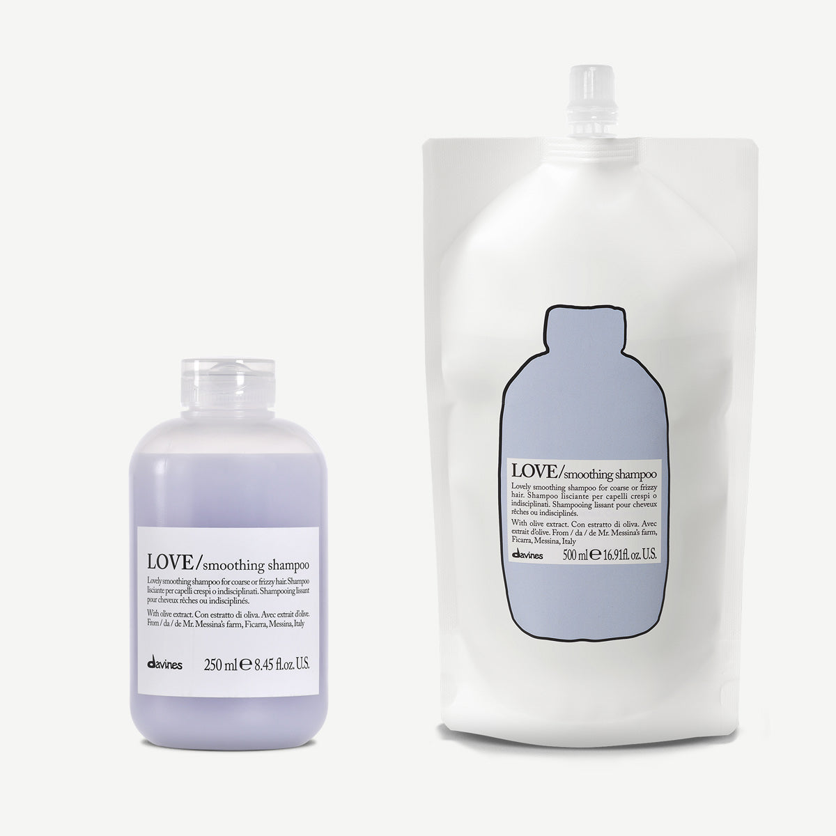 LOVE Smoothing Shampoo + éco-recharge 1  2 pz.Davines france