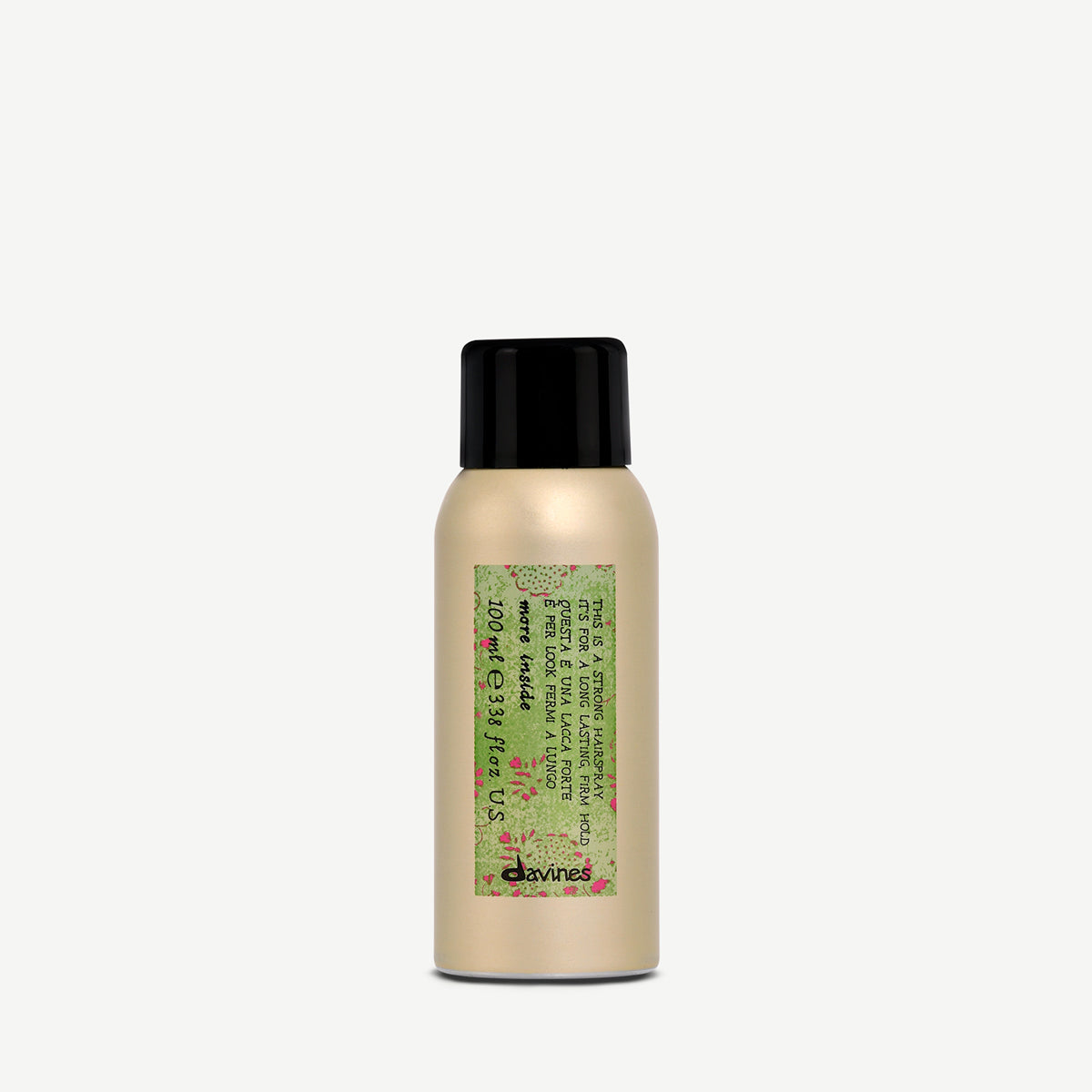Davines France This is a Strong Hair Spray - Laque de fixation anti-humidité et à forte tenue pour une coiffure durablement fixée.