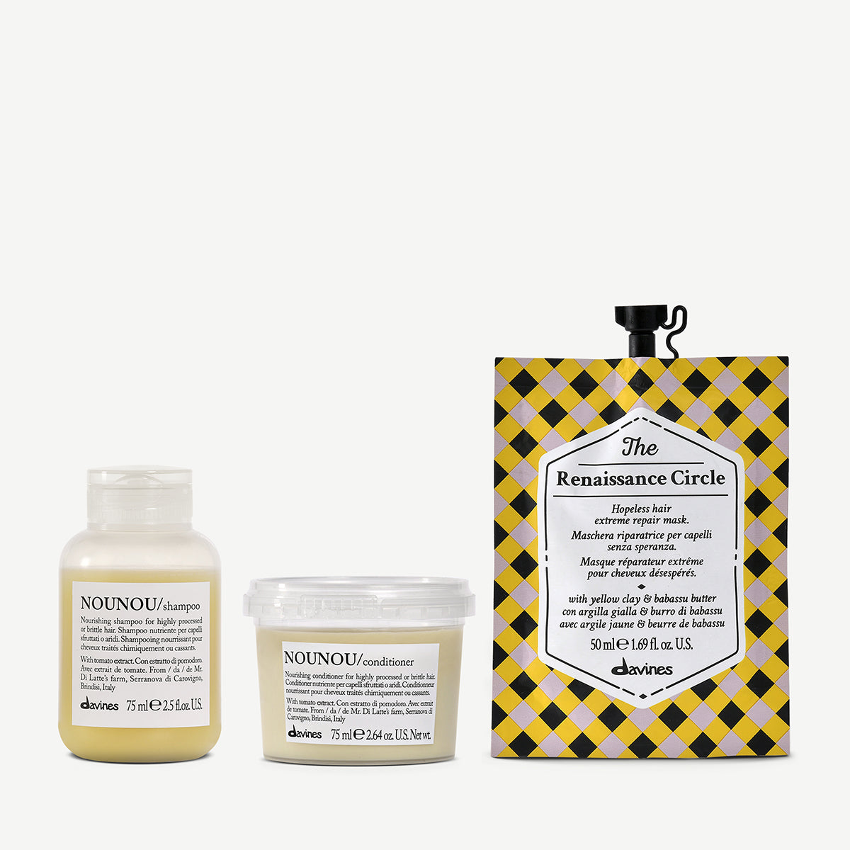 Kit Découverte Cheveux Abîmés 1 3 pz.Davines france