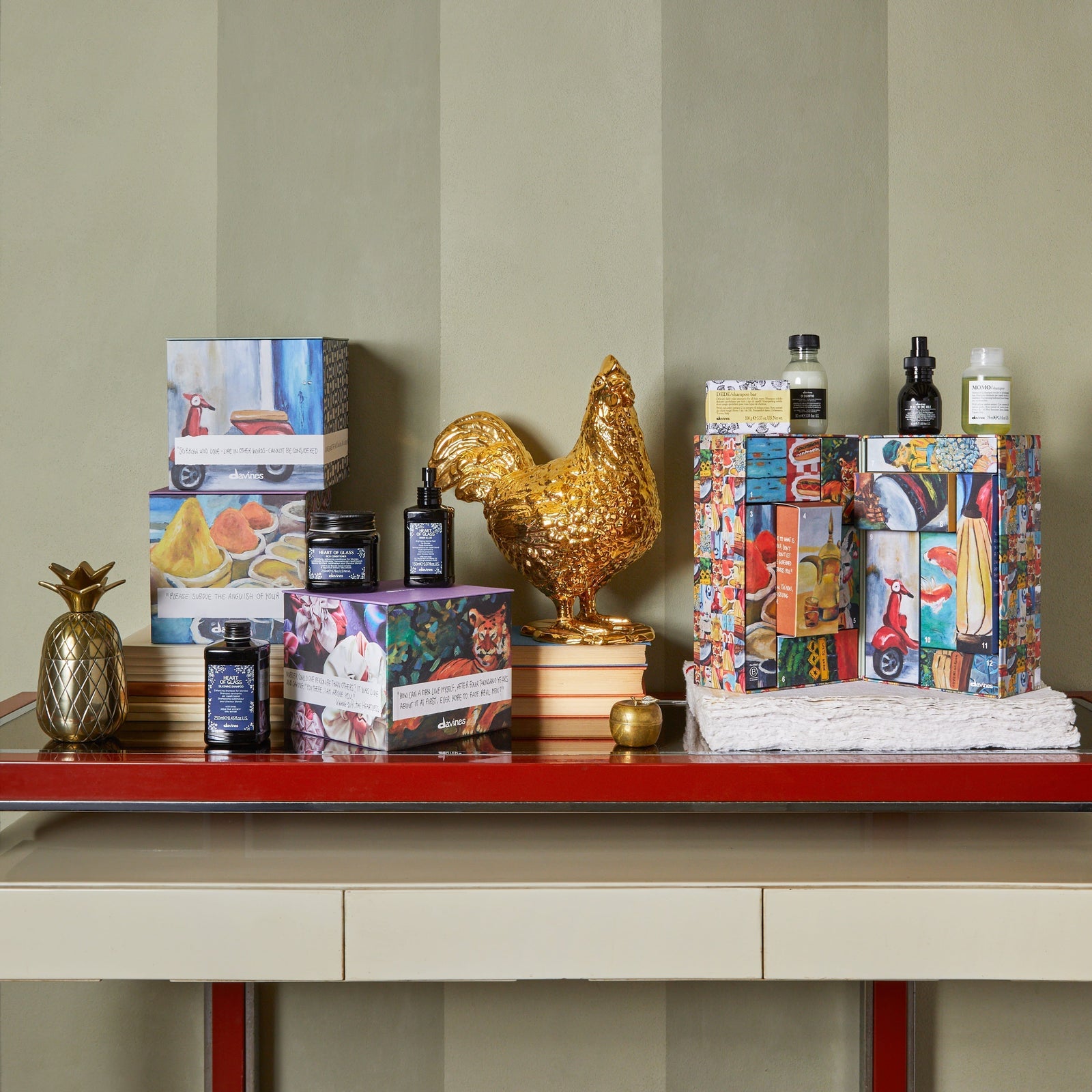 Davines France Calendrier de l'avent fêtes Noël 2022 idée cadeau