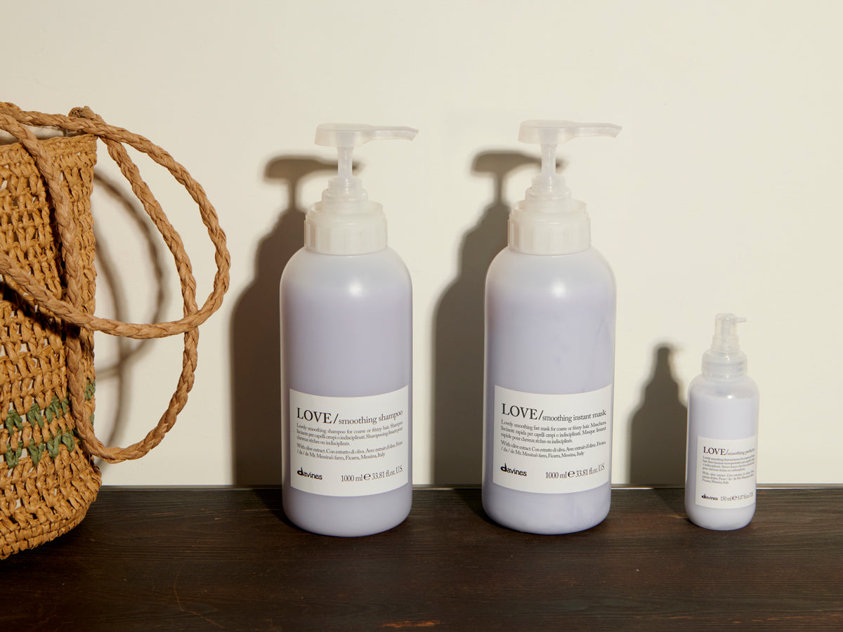 love smooth, cheveux indisciplinés ou crépus, conseils et astuces, soin et produits capillaires, davines france