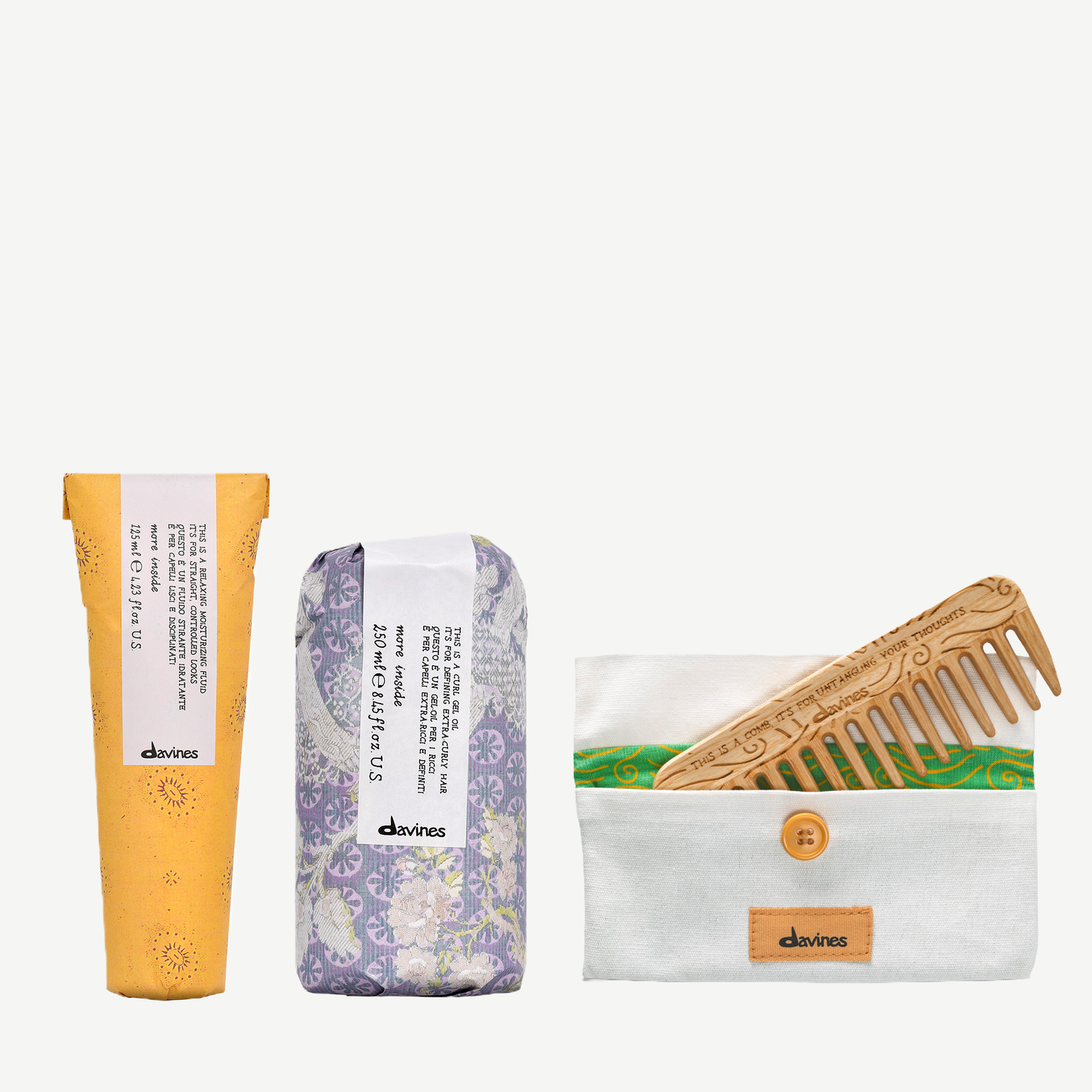 Routine lissage &amp; contrôle anti-frisottis 1  1 kitDavines
