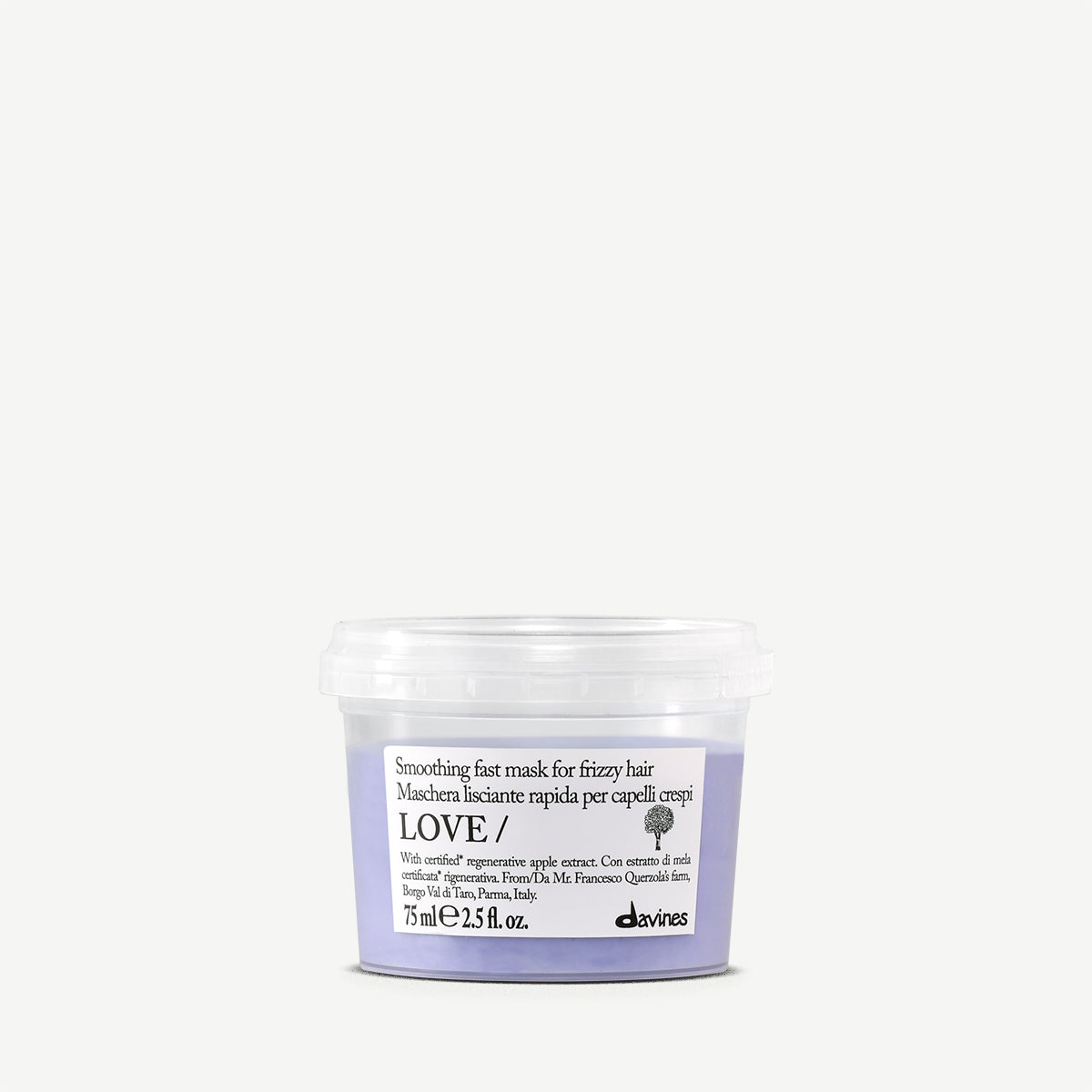 
Davines France LOVE SMOOTHING Mask - Masque lissant pour les cheveux express qui discipline les frisottis et révèle une douceur soyeuse en 5 minutes seulement