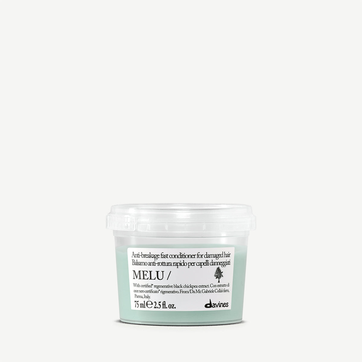 
Davines France MELU Conditioner - L'après-shampoing pour les cheveux cassants qui répare et fortifie instantanément. Redonne force et vitalité à vos longueurs fragilisées