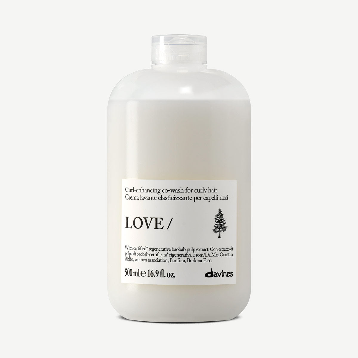 LOVE CURL Co-wash 1  Davines
