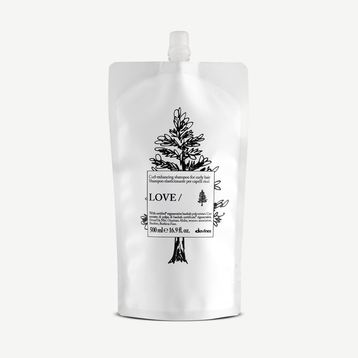 Éco-recharge LOVE CURL Shampoo 1  500 mlDavines
