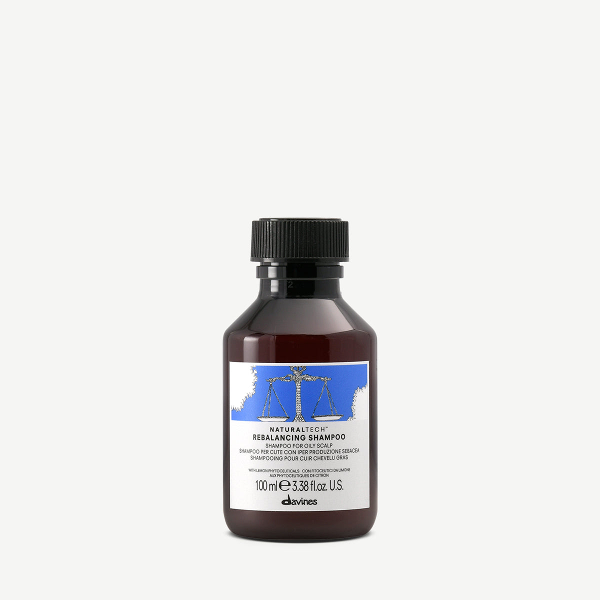 
Davines France REBALANCING Shampoo - Shampoing purifiant et rééquilibrant pour réguler le sébum des cheveux gras 