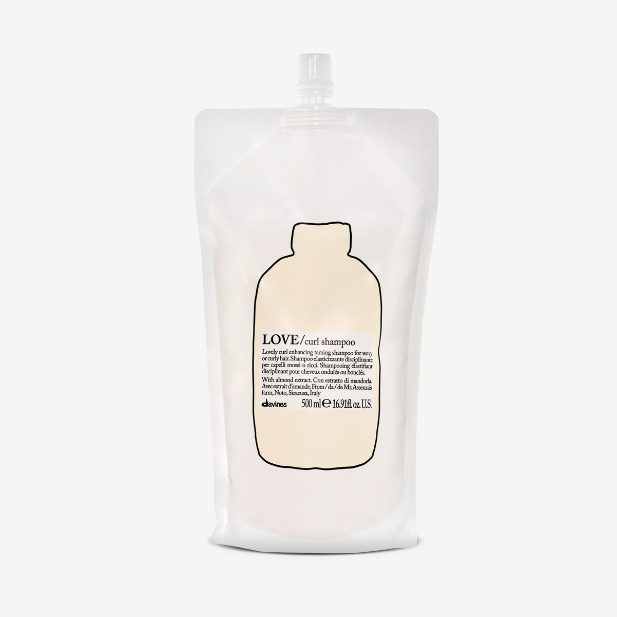 Éco-recharge LOVE CURL Shampoo 1  500 mlDavines
