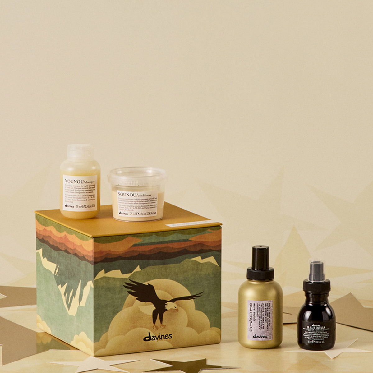 Translation missing: fr.products.general.vendor: KIT Coffret Découverte Davines <p>Coffret découverte Davines en format voyage, idéal pour nourrir, protéger et sublimer les cheveux secs ou traités. Parfait comme cadeau cheveux pour les fêtes ou compagnon beauté en déplacement.</p>
-100x.jpg?v=1759412488
