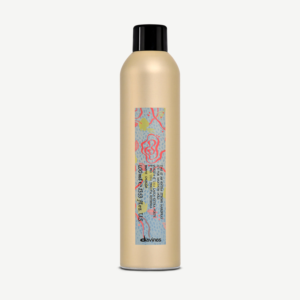 This is an Extra Strong Hair Spray 1  Davines france
