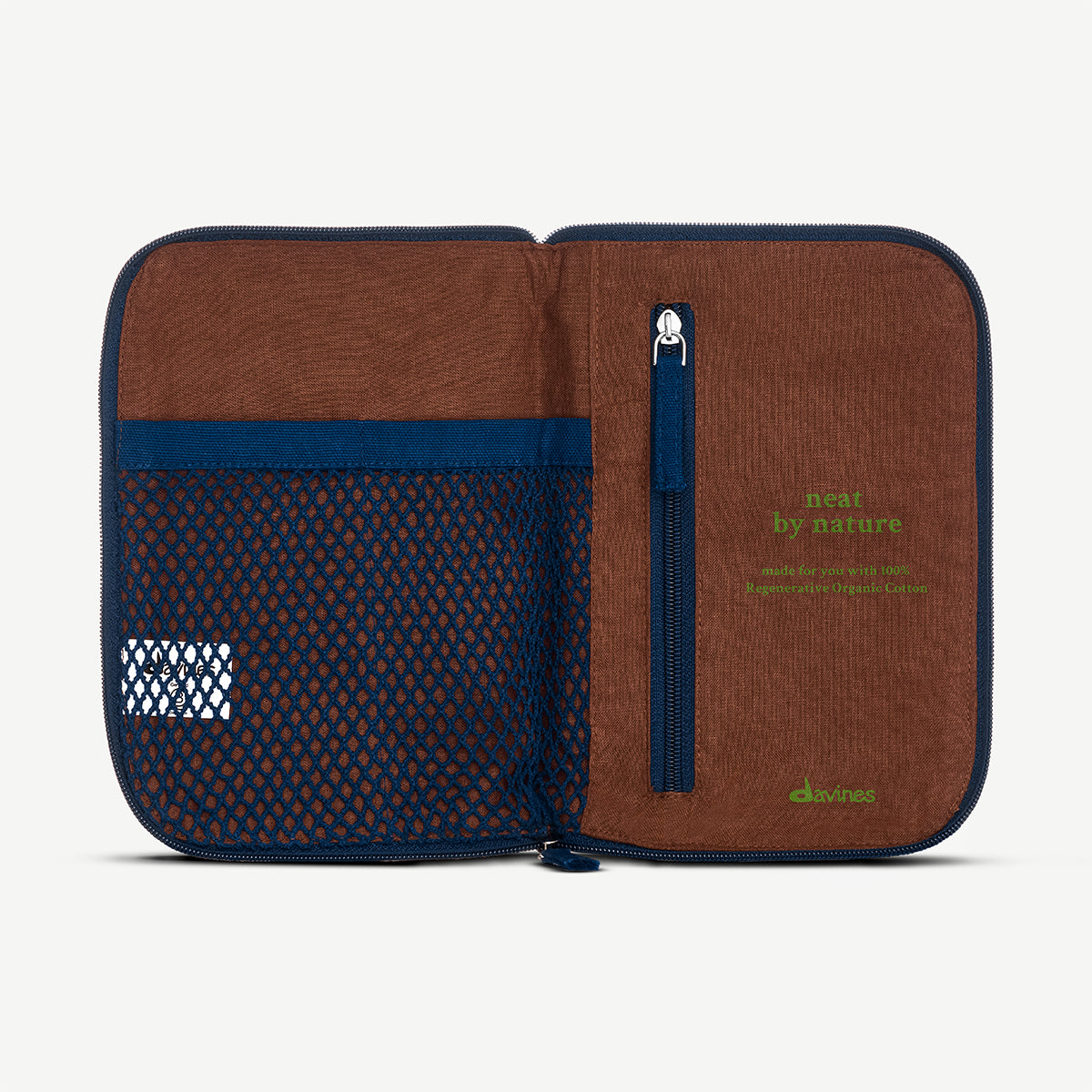 
Davines France Organisateur de voyage - Organisateur durable pour petits appareils, documents et essentiels du quotidien, idéal pour vos voyages