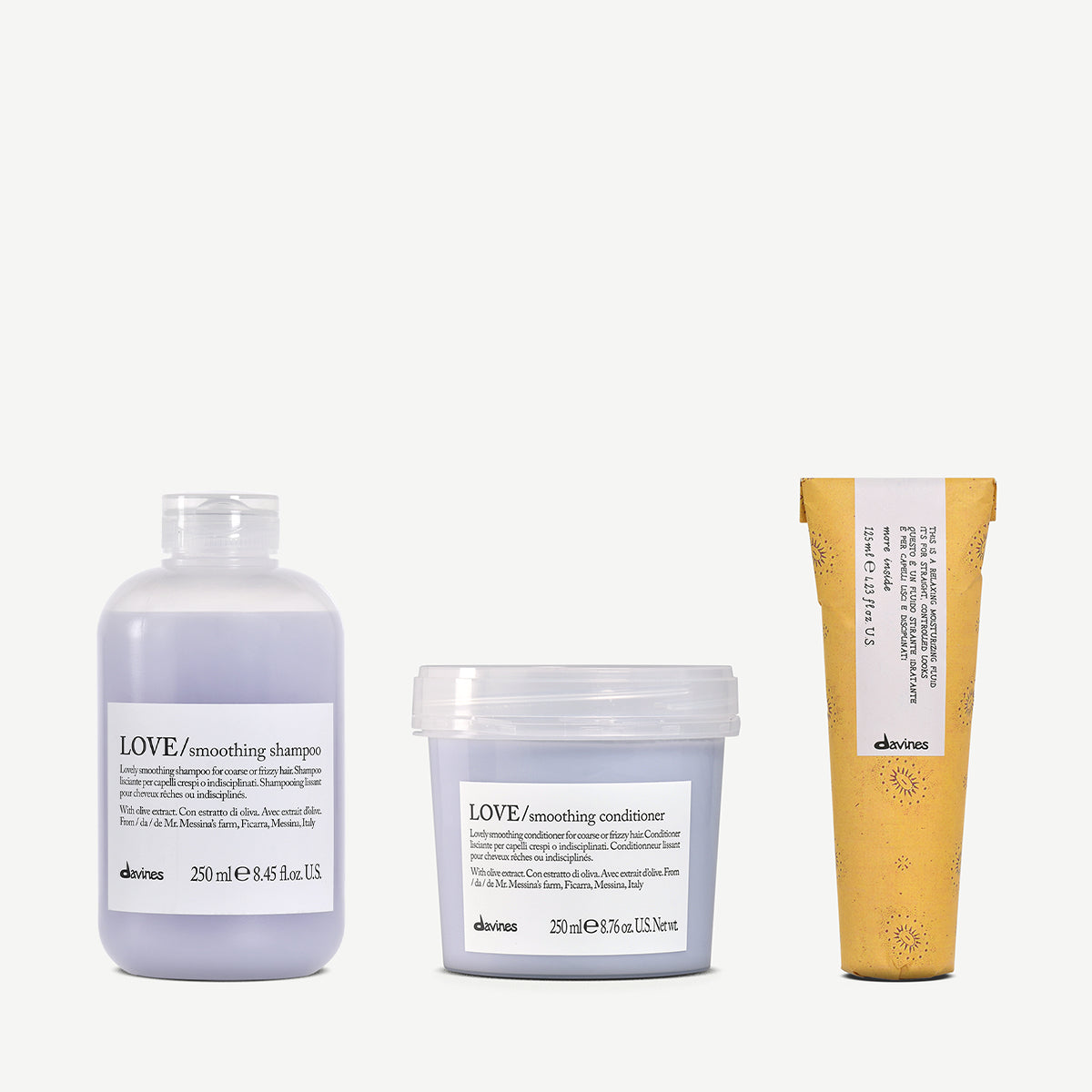 Routine Lissante &amp; Anti-Frisottis 1  3 pz.Davines france
