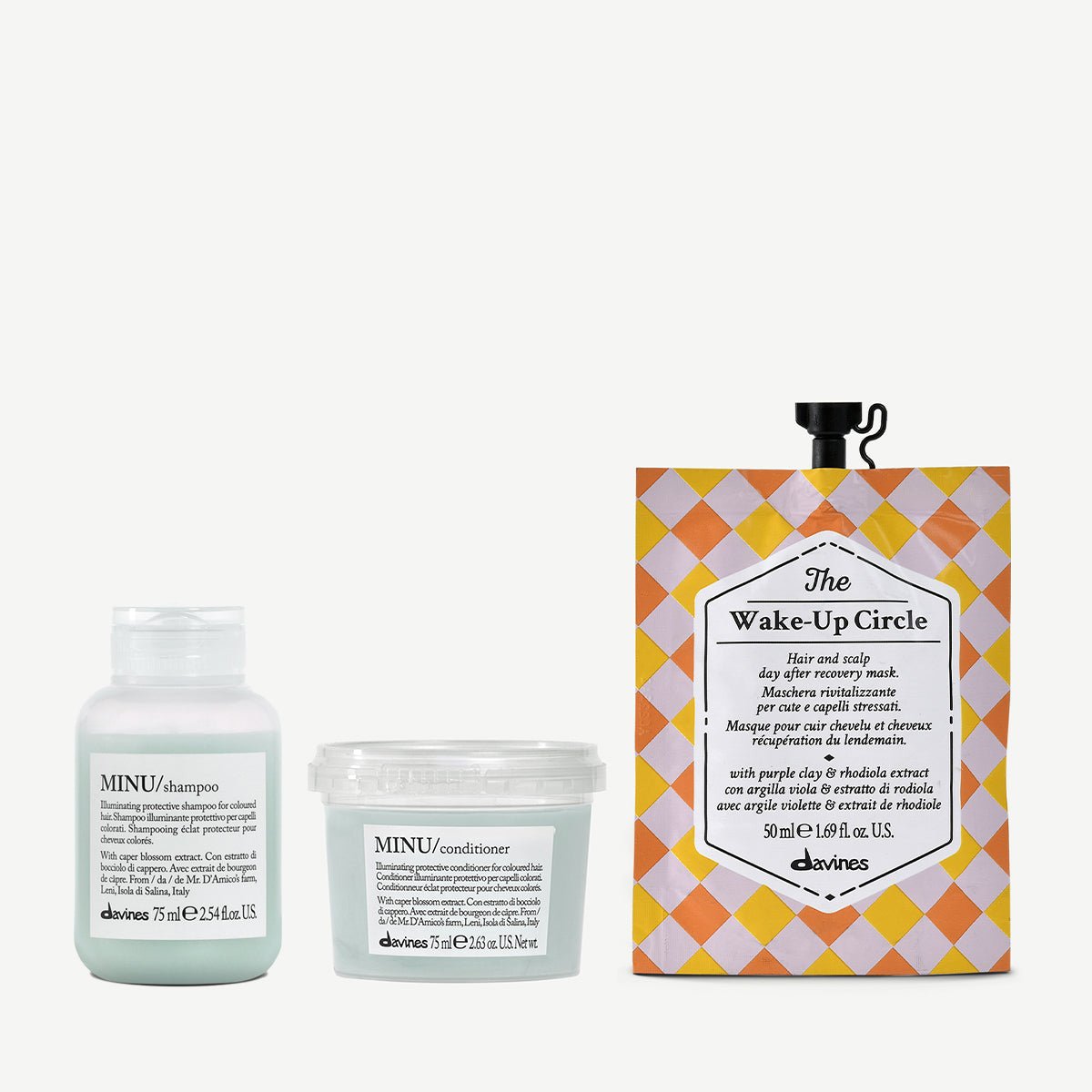 Kit Découverte Cheveux Colorés 1  Davines france
