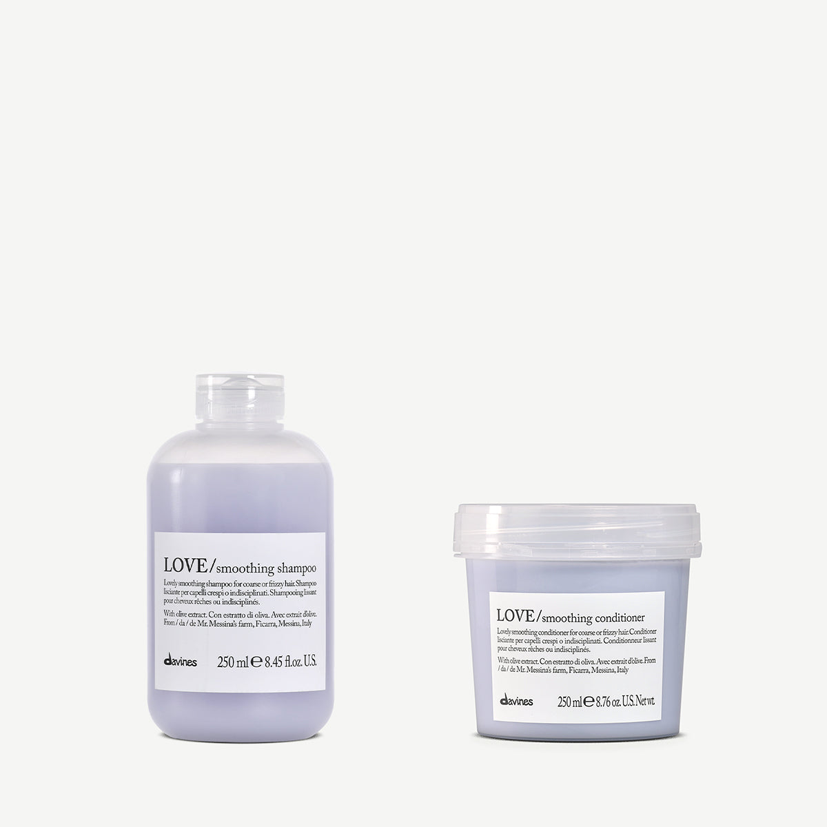 LOVE SMOOTHING Duo 1  Davines france
