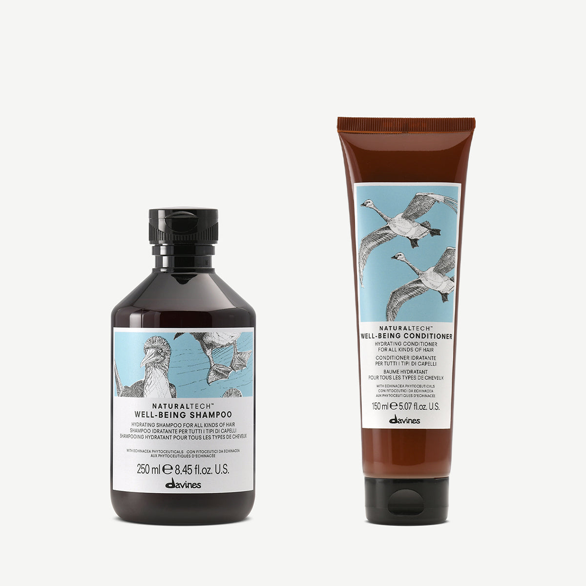 Duo hydratant WELLBEING 1  2 pz.Davines france
