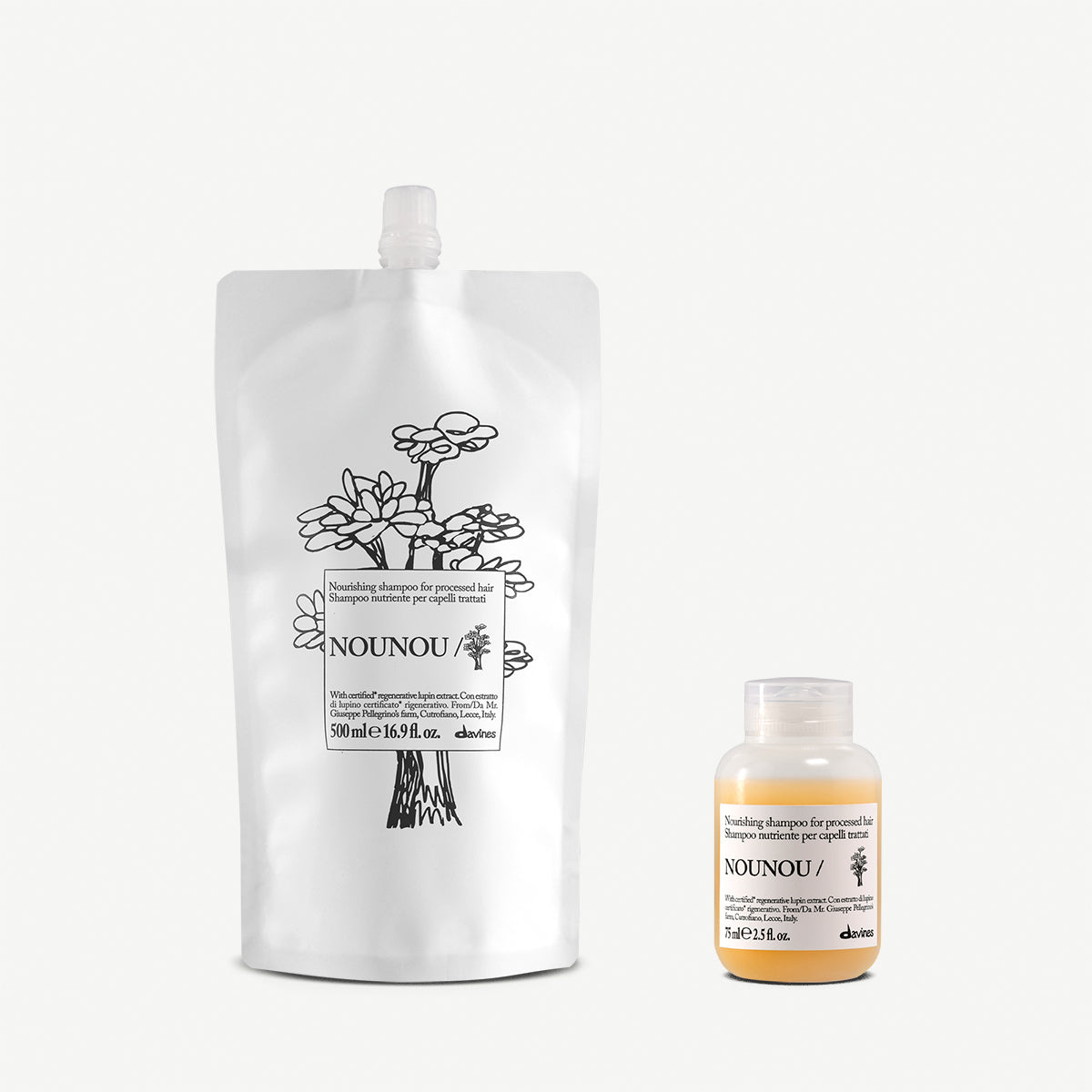 Duo voyage NOUNOU Shampoo + éco-recharge 1  1 kitDavines
