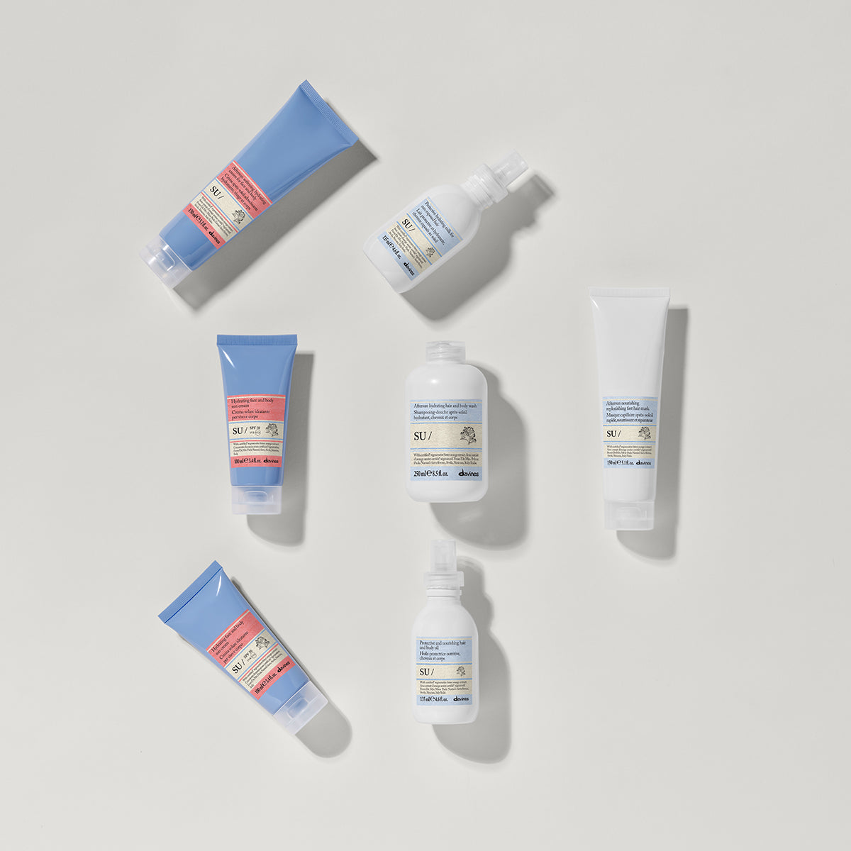 
Davines France SU Hair &amp; Body Wash - Gel douche après-soleil rafraîchissant et apaisant, enrichi en extrait d'orange amère Regenerative Organic Certified™ pour protéger et apaiser votre peau tout en l'hydratant