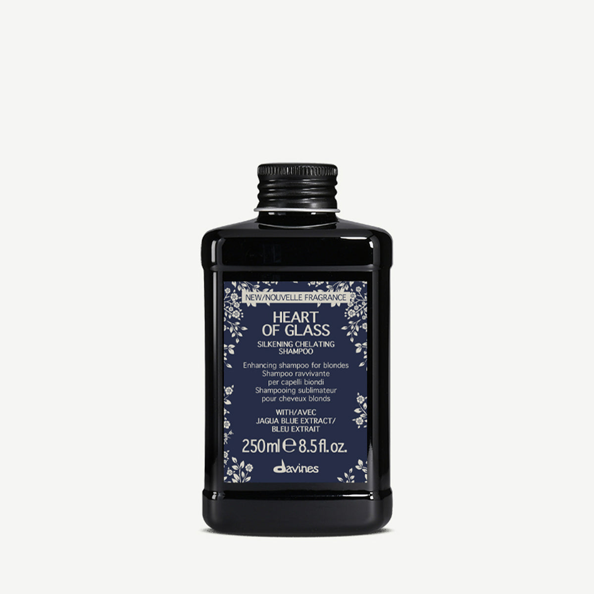 HEART OF GLASS Silkening Chelating Shampoo 1  Davines france
