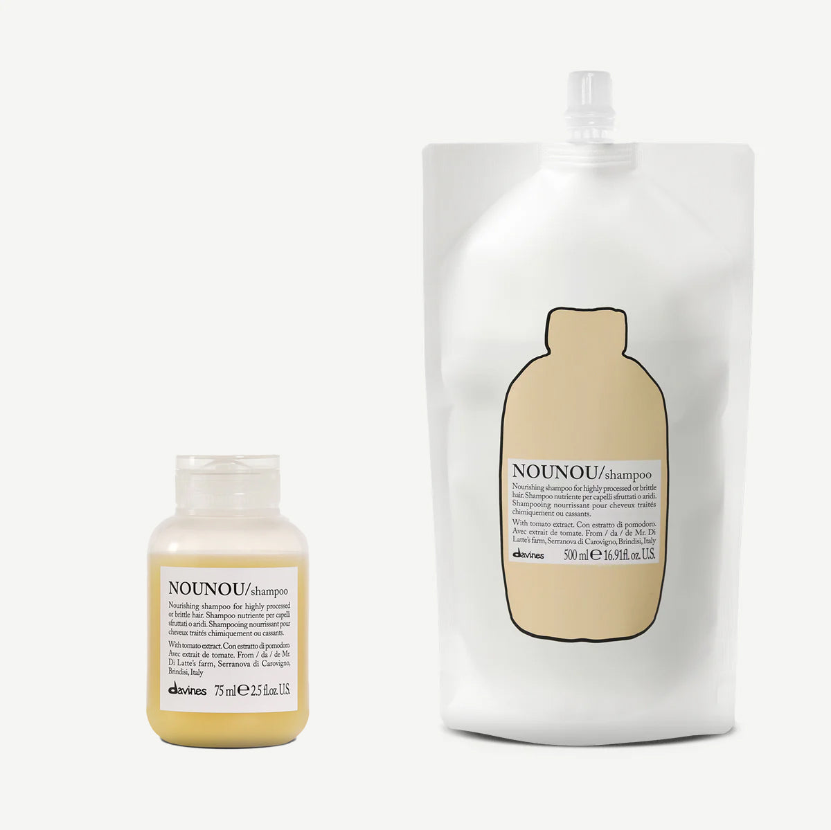 Duo voyage NOUNOU Shampoo + éco-recharge 1  Davines france
