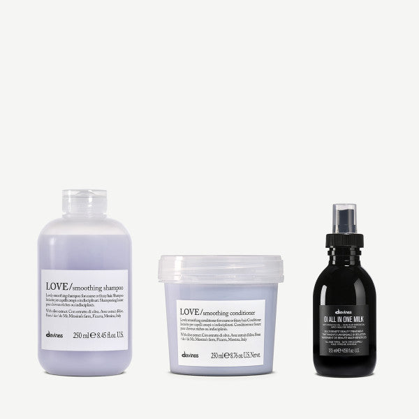 Routine LOVE Smoothing + OI 1  3 pz.Davines france

